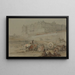 Das Königliche Palais Madrid 1832 - David Roberts — gerahmtes Bild an der Wand