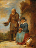 Ein altes Bettlerpaar auf der Straße - David Teniers der Jüngere — Ansicht des Kunstwerks