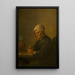 Reproduktion des Gemäldes Eine alte Frau schneidet Tabak - David Teniers der Jüngere