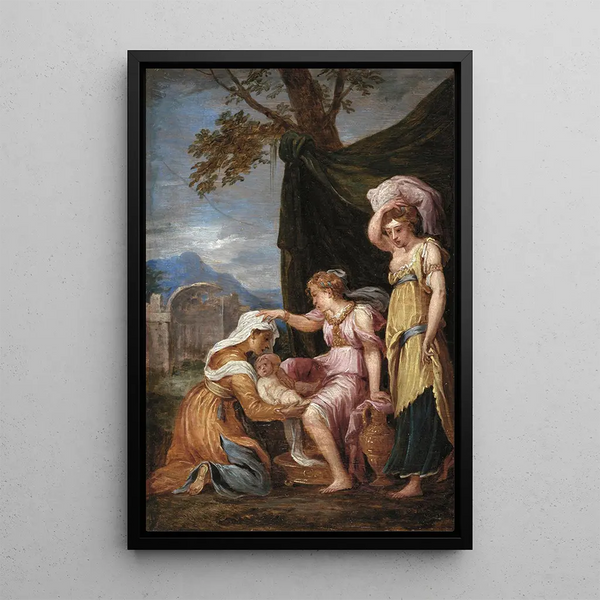 Geburt des Jupiter - David Teniers der Jüngere — gerahmtes Bild an der Wand