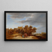 Am Wegesrand - David Teniers der Jüngere — gerahmtes Bild an der Wand