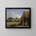 Cottage avec des paysans jouant aux cartes - David Teniers le Jeune — gerahmtes Bild an der Wand