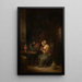 Duo - David Teniers der Jüngere — gerahmtes Bild an der Wand