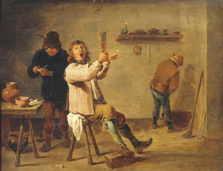 La Chanson de la boisson - David Teniers der Jüngere — Ansicht des Kunstwerks