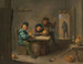 Bauern in einer Taverne - David Teniers der Jüngere — Ansicht des Kunstwerks