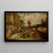 Jäger in Ruhe - David Teniers der Jüngere — gerahmtes Bild an der Wand