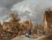 Des soldats pillant un village - David Teniers le Jeune — Ansicht des Kunstwerks