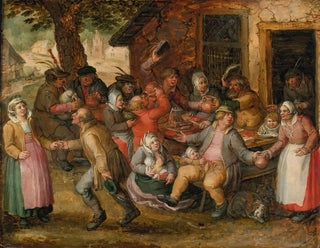Fête des paysans - David Vinckboons — Ansicht des Kunstwerks