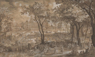 David Vinckboons - Venetian Party in a Chateau Garden.webp