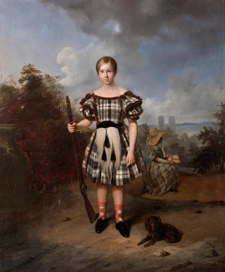 David mile Joseph de Noter - A young Highland huntsman.webp