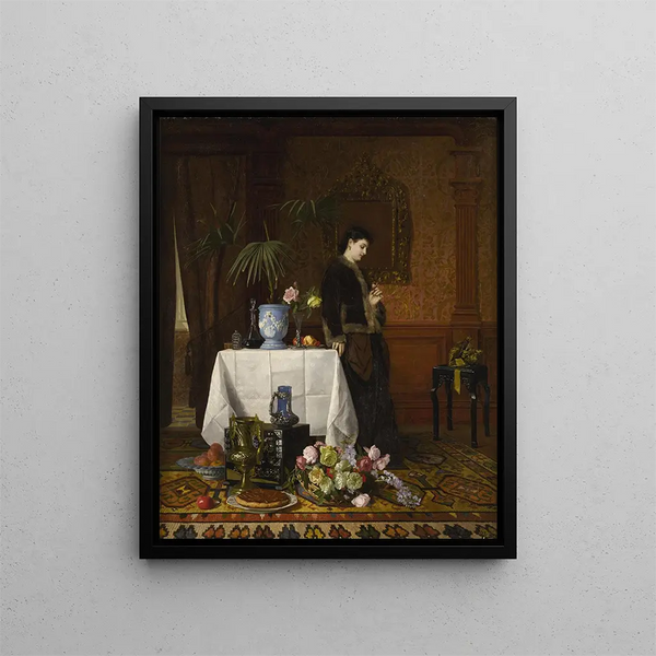 Kontemplation - David Émile Joseph de Noter — gerahmtes Bild an der Wand