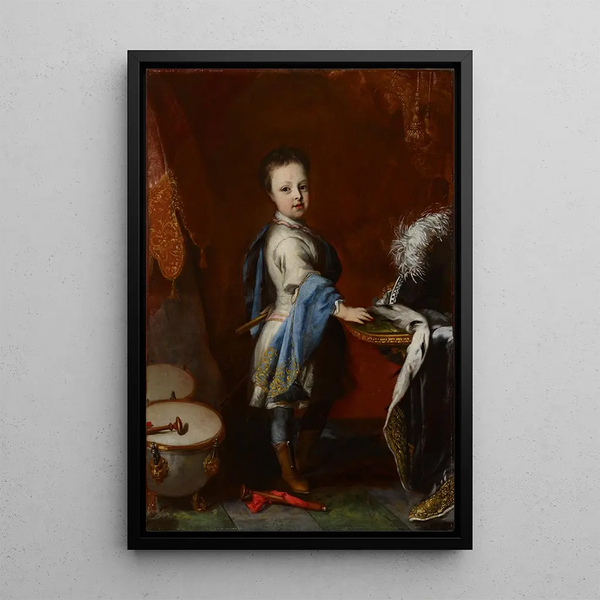 Reproduktion des Gemäldes Duc de Holstein-Gottorp Karl Fredrik enfant - David von Krafft
