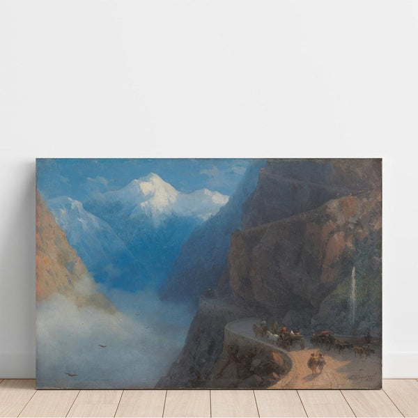 Reproduktion des Gemäldes von Mleta bis Gudauri - Ivan Konstantinovich Aivazovsky