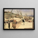 Rue im Dorf Zuni, New Mexico - Von Lancey Gill — gerahmtes Bild an der Wand