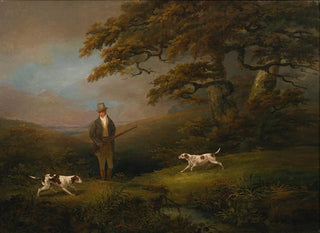 Dean Wolstenholme - Gentleman shooting over two pointers.webp