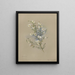 Album Aquarell von Deborah Griscom Passmore Pl47 - Deborah Griscom Passmore — gerahmtes Bild an der Wand