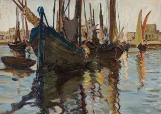 Demeter Koko - Fischer im Hafen.webp