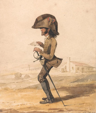 Denis Dighton - Caricature of a French military officer.webp