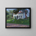 Cottage am Straßenrand - Dennis Miller Bunker — gerahmtes Bild an der Wand