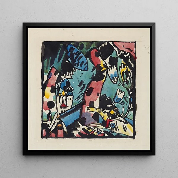 Design pour la gravure sur bois Archer - Wassily Kandinsky
