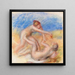 Zwei Nackte - Pierre-Auguste Renoir — gerahmtes Bild an der Wand