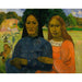 Reproduktion des Gemäldes Zwei Frauen - Paul Gauguin