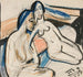 Zwei sitzende Frauen in einem Studio - Ernst Ludwig Kirchner — Ansicht des Kunstwerks