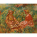 Reproduktion des Gemäldes Zwei Mädchen auf einer Wiese (zwei Frauen im Gras) - Pierre-Auguste Renoir