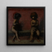 Zwei Putti - Hans Von Mares — gerahmtes Bild an der Wand