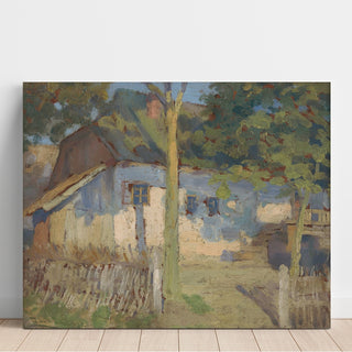 Reproduction Devant la maison - Ľudovít Čordák