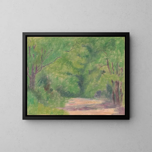 Wald I - Dezider Czader — gerahmtes Bild an der Wand