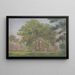 Landschaft mit Bäumen - Dezider Czader — gerahmtes Bild an der Wand
