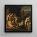Diane und Actéon - Giovanni Balducci — gerahmtes Bild an der Wand