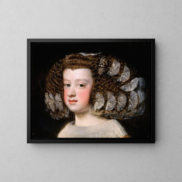 Margarita Teresa d'Espagne - Diego Velázquez — gerahmtes Bild an der Wand