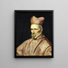 Portrait des Kardinals Gaspar de Borja y Velasco - Diego Velázquez — gerahmtes Bild an der Wand