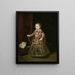 Prinz Baltasar Carlos in Silber - Diego Velázquez — gerahmtes Bild an der Wand