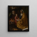 L'Éducation de la Vierge - Diego Velázquez — gerahmtes Bild an der Wand