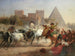 Viehtrieb vor der Porta San Paolo und der Pyramide des Cestius in Rom - Dietrich Wilhelm Lindau — Ansicht des Kunstwerks