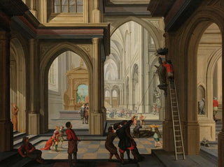 Dirck Van Delen - Iconoclasm in a Church.webp