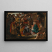 L'Adoration des Mages - Dirck van Hoogstraten — gerahmtes Bild an der Wand