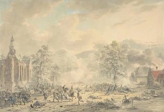Dirk Langendijk - Battle Scene with Church at left.webp