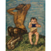 Reproduktion des Gemäldes Dissonanz - Franz von Stuck