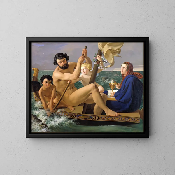 L'âge adulte aus der Serie Die vier Jahreszeiten des Menschen - Ditlev Blunck — gerahmtes Bild an der Wand