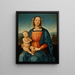 Die Jungfrau mit Kind - Ditlev Blunck — gerahmtes Bild an der Wand