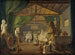 Besuch von Papst Leo XII in den Werkstätten von Thorvaldsen auf der Piazza Barberini, 18. Oktober 1896 - Ditlev Martens — Ansicht des Kunstwerks