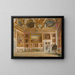 Innenansicht des Palazzo Pitti in Florenz, Saturnussaal - Domenico Caligo — gerahmtes Bild an der Wand