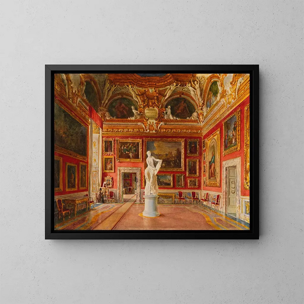 Salle de Jupiter au palais Pitti de Florence - Domenico Caligo — gerahmtes Bild an der Wand