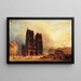 Ansicht des Vorplatzes von Notre-Dame - Domenico Ferri — gerahmtes Bild an der Wand