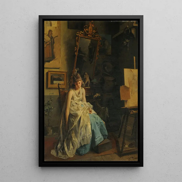 Domenico Induno - The model.webp
