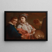 Allegorie der Malerei - Domenico Maggiotto — gerahmtes Bild an der Wand